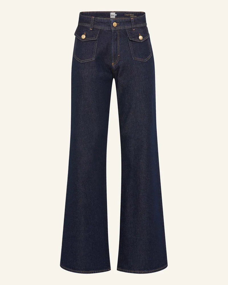 Brax Palazzohose STYLE MAINE Dunkelblau