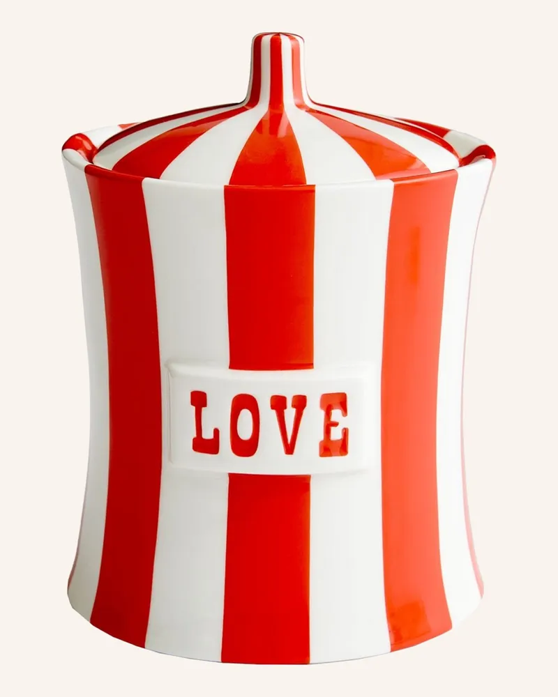 Jonathan Adler Aufbewahrungsdose Vice Love rot Weiss