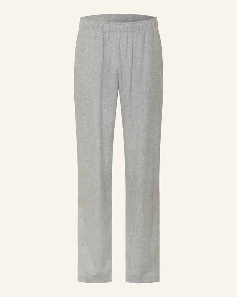 Calida Schlafhose Rmx Flanell Mood Aus Flanell grau Grau
