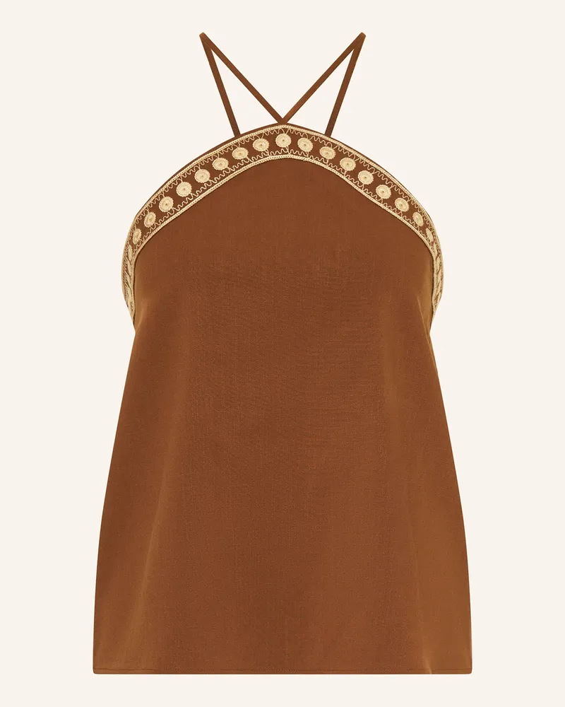 ba&sh Blusentop THAYS Braun