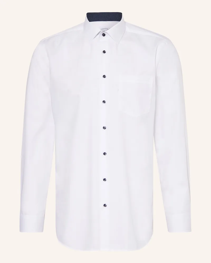 Seidensticker Hemd Regular Fit weiss Weiss