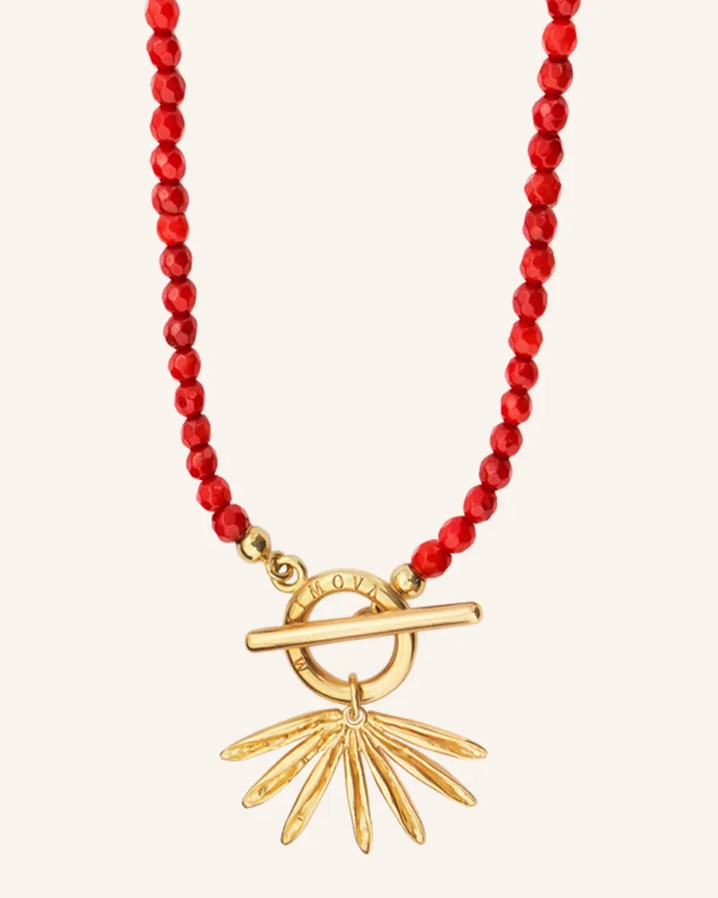 Maximova Jewelry Halskette Red Sun Siren gold Gold