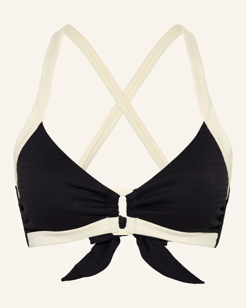 Seafolly Australia Bustier-Bikini-Top BANDWAVE Schwarz