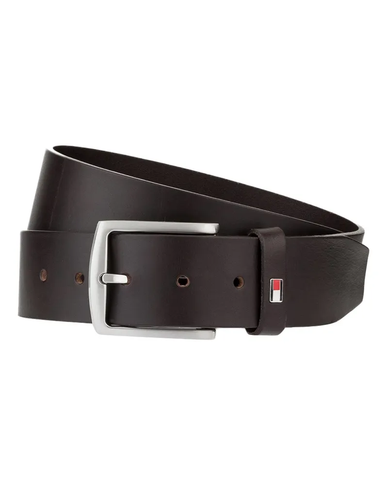 Tommy Hilfiger Ledergürtel NEW DENTON 4.0 Braun