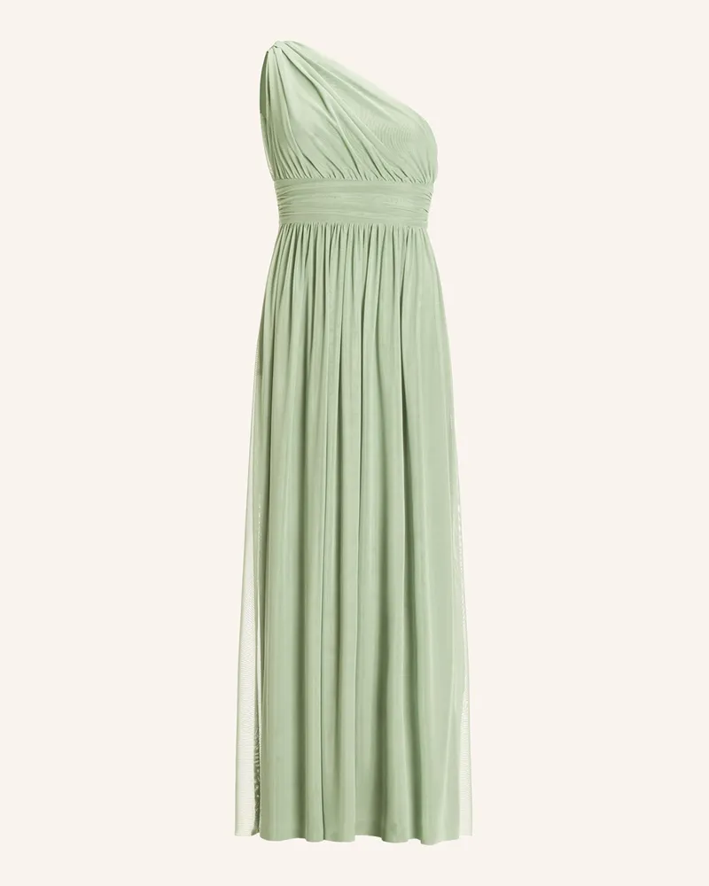 Swing Abendkleid aus Mesh Hellgrün