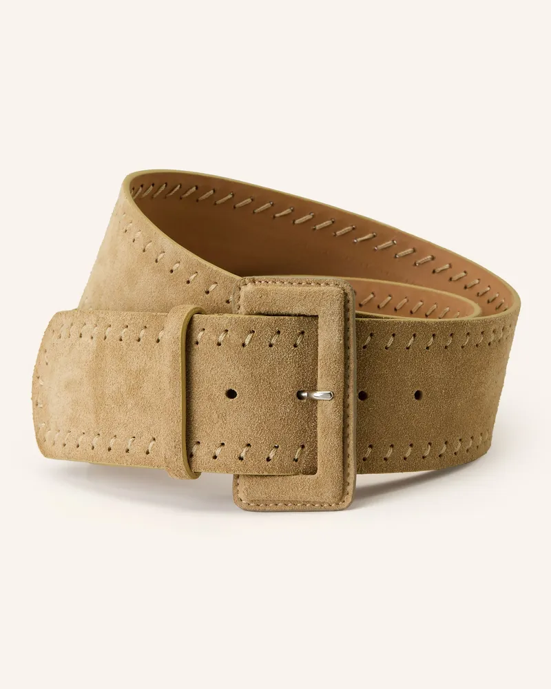 Reptile's House Ledergürtel Beige