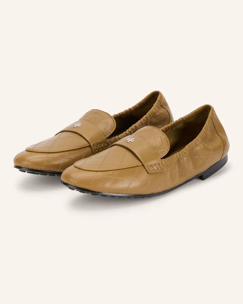 Tory Burch Loafer Quilted Ballet braun Braun