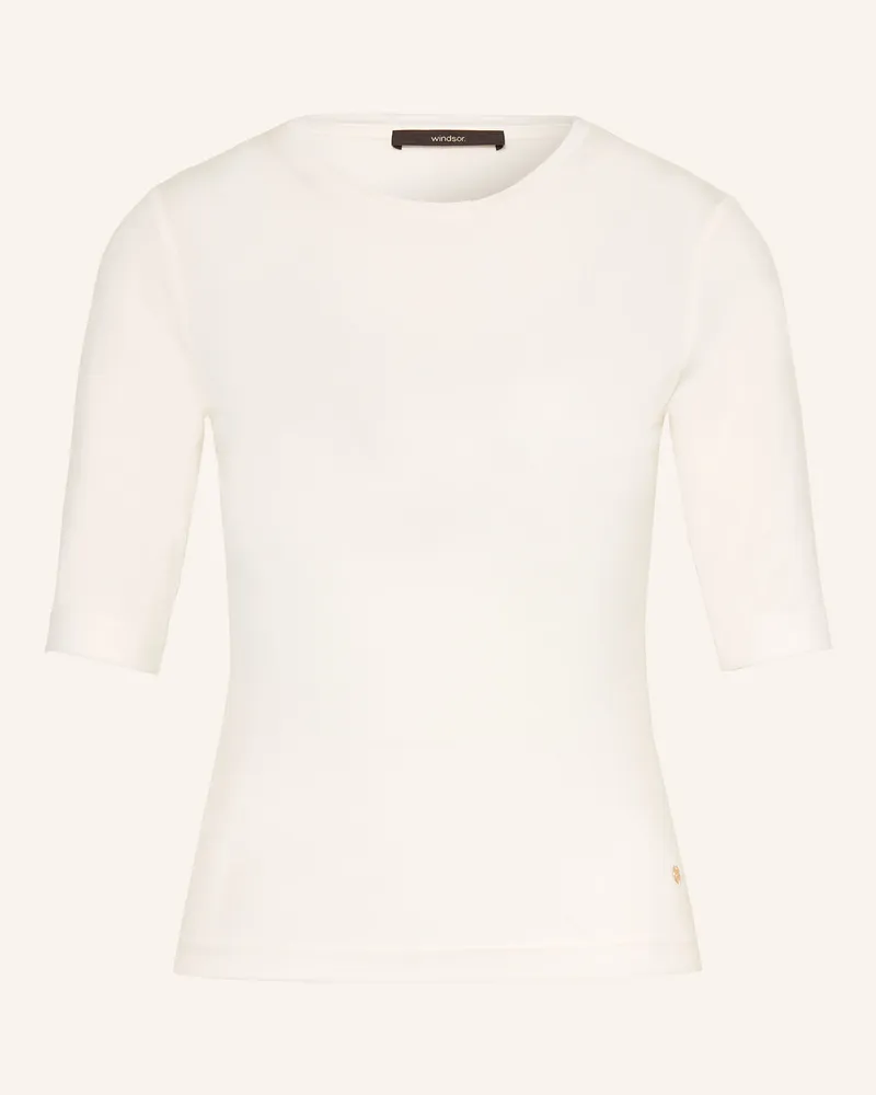 windsor. T-Shirt weiss Weiss