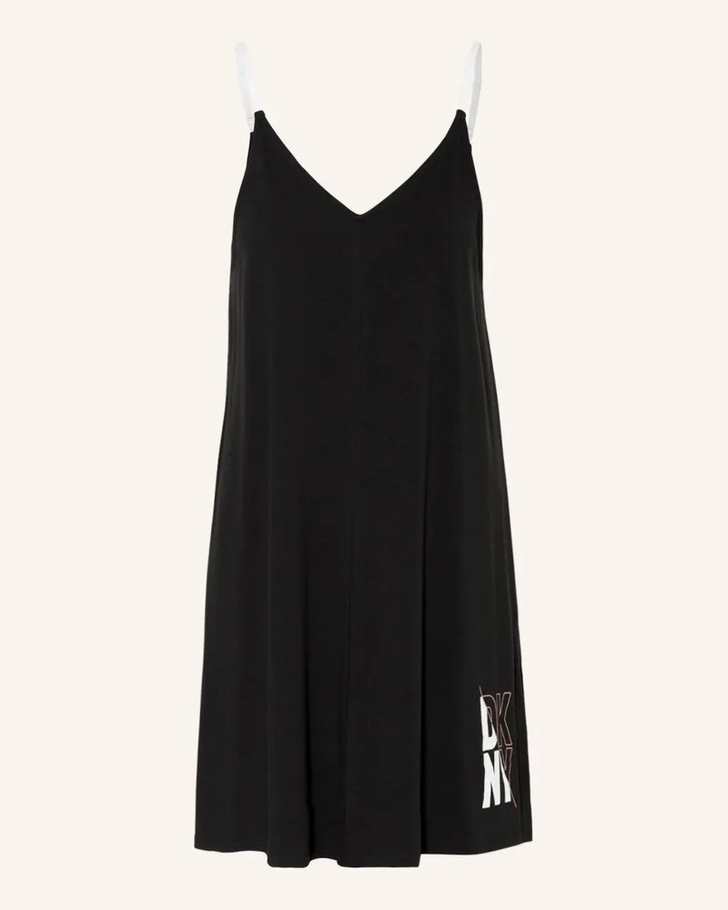 DKNY Nachthemd Schwarz