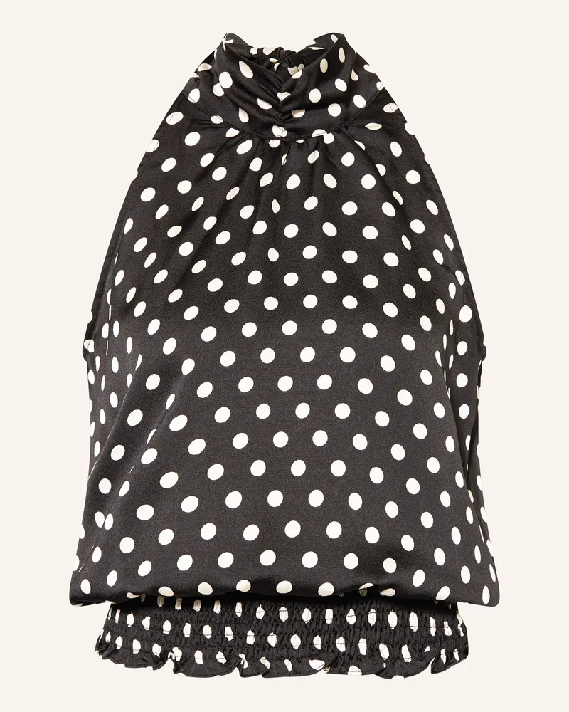 Neo Noir Top JOS mit Rüschen Schwarz