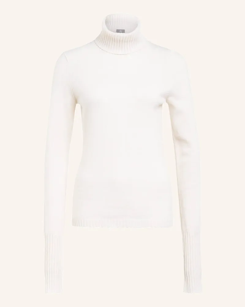 FTC Cashmere Rollkragenpullover aus Cashmere Weiss