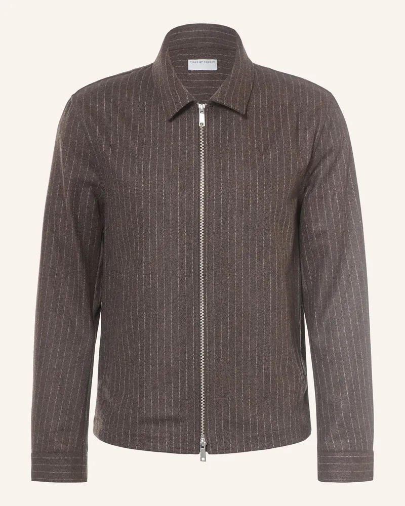 Tiger of Sweden Jacke Barnaby braun Dunkelbraun