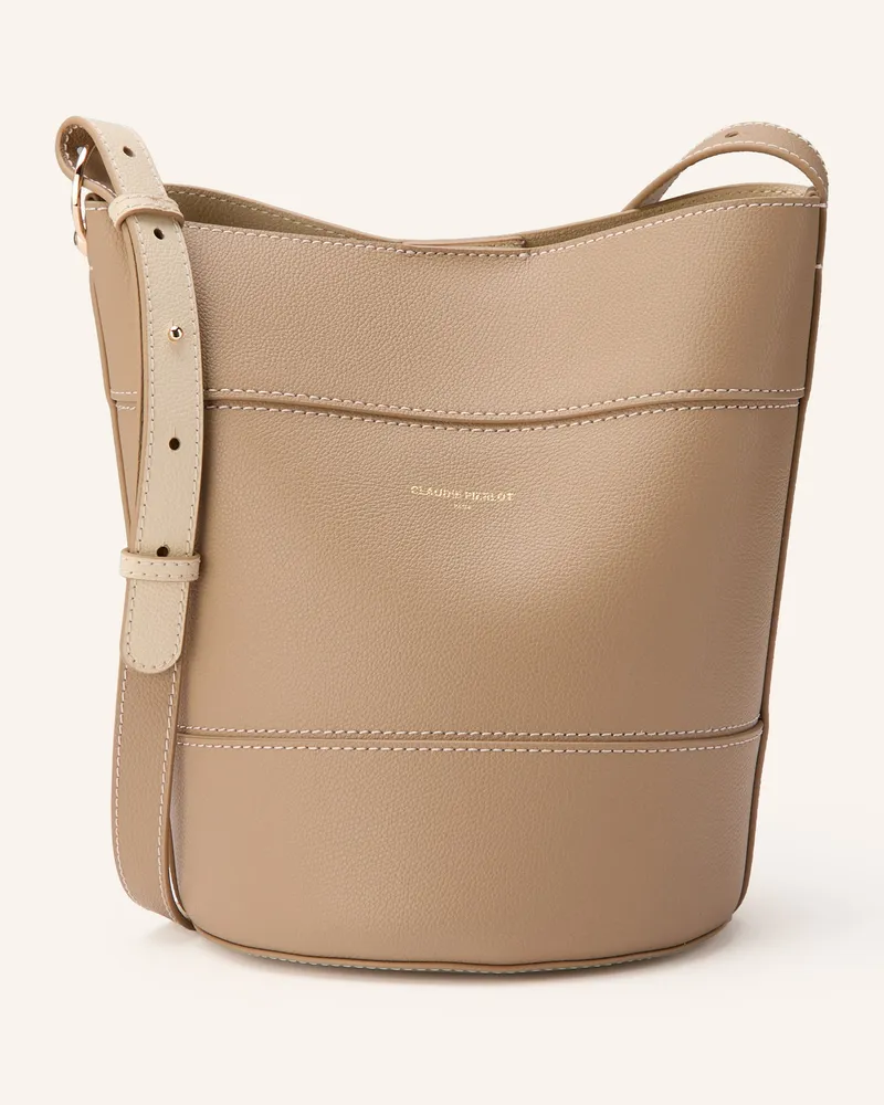 Claudie Pierlot Umhängetasche Beige