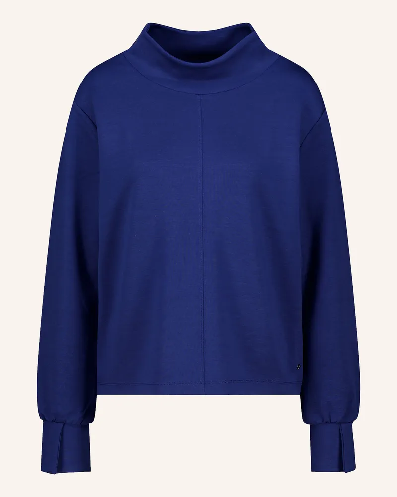monari Sweatshirt Mit Schmucksteinen blau Dunkelblau