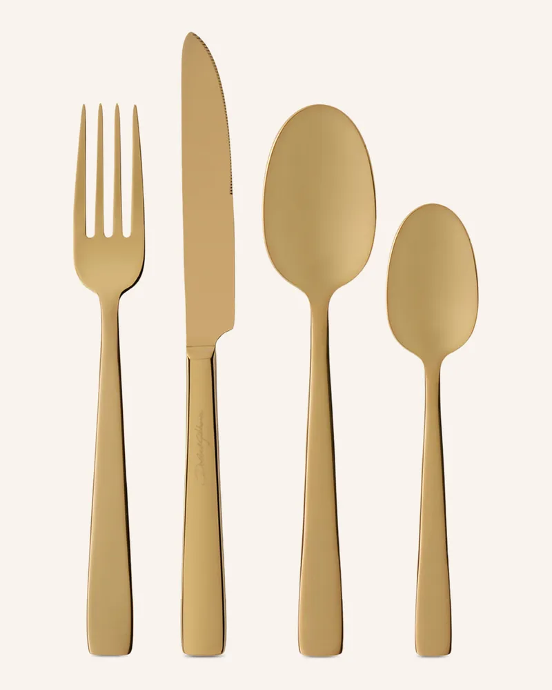 Dolce & Gabbana Casa 4-Tlg. Besteck-Set silber Gold