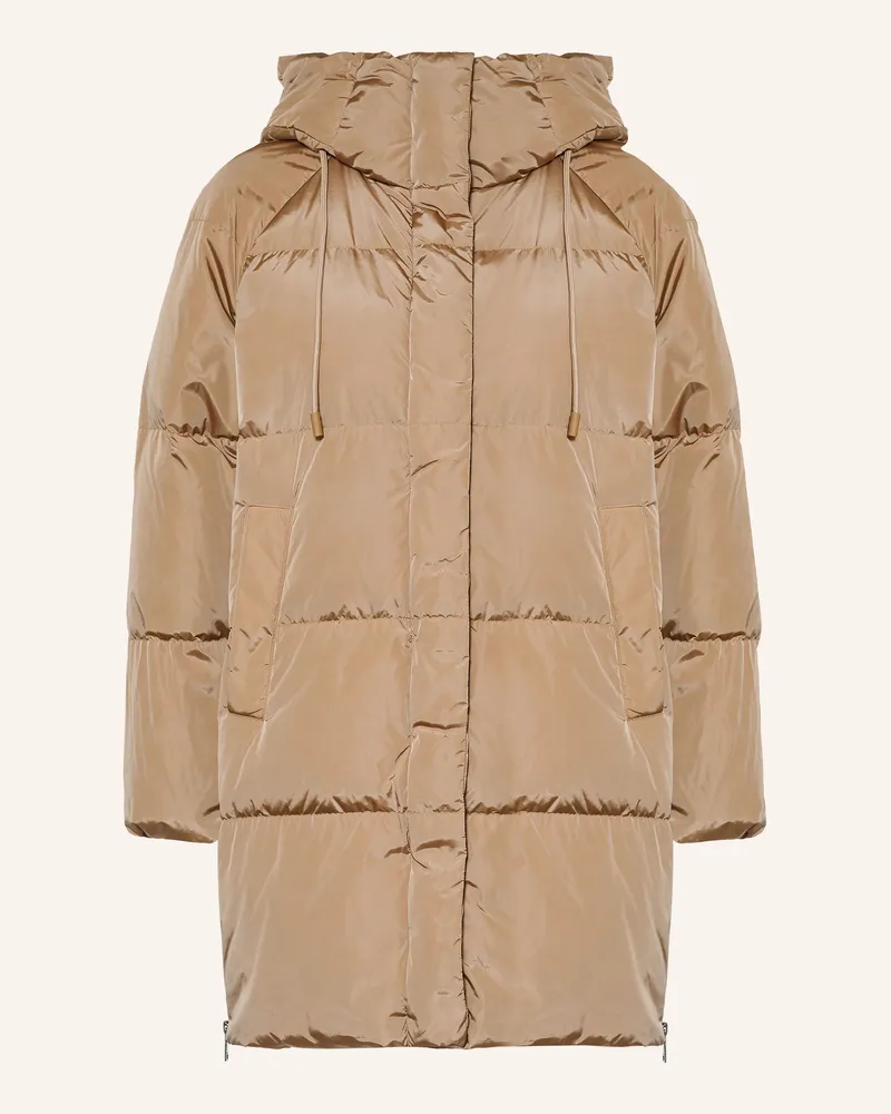 Max Mara Daunenmantel New Bembo braun Camel