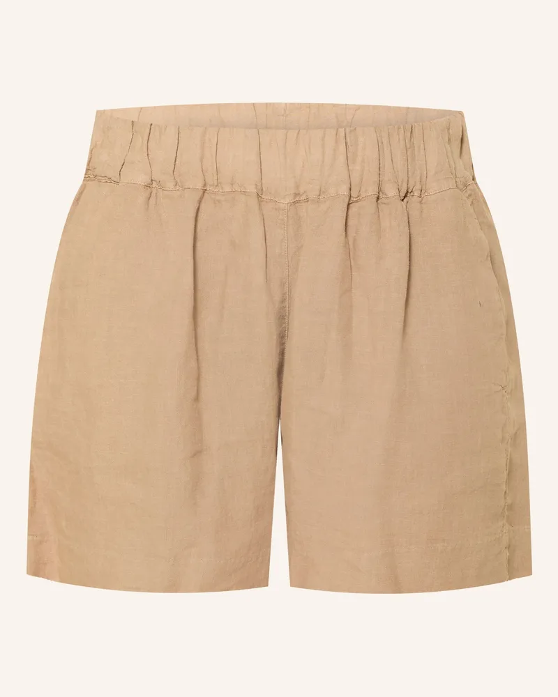 120% Lino Leinenshorts beige Beige