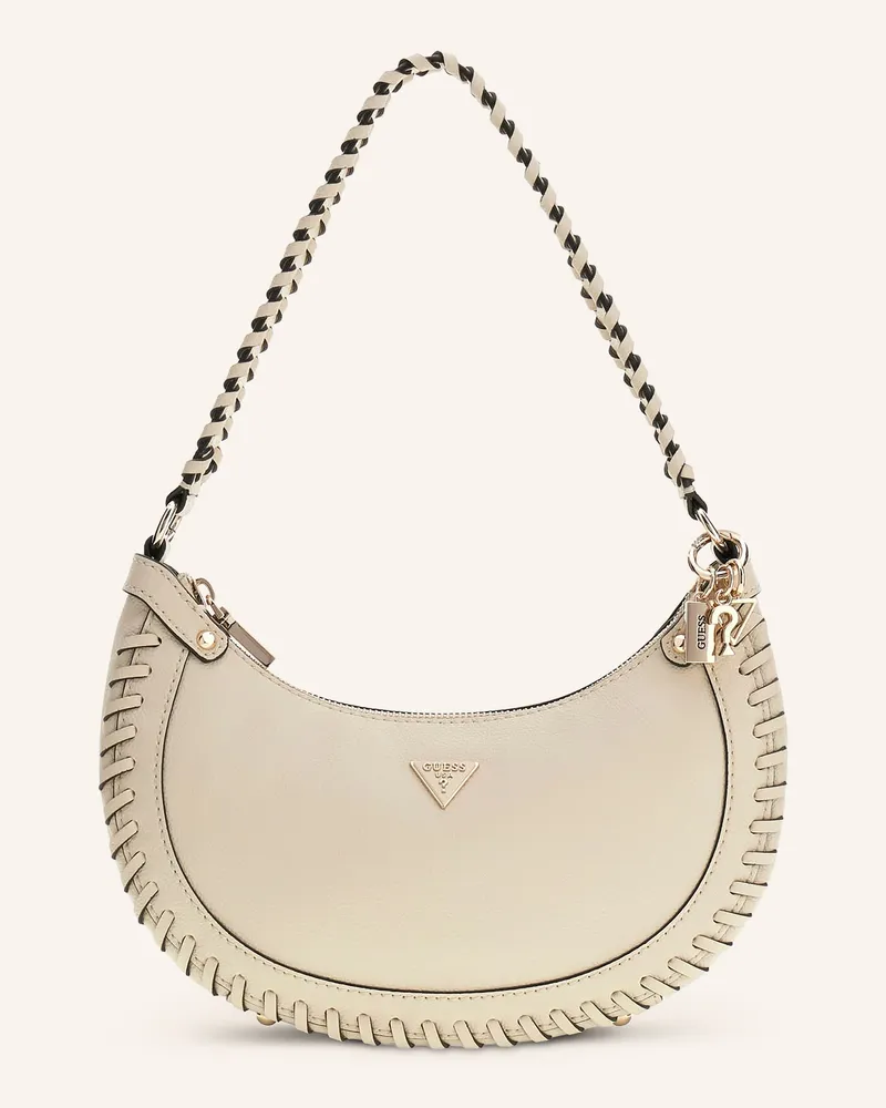 Guess Beuteltasche Petra weiss Hellbraun