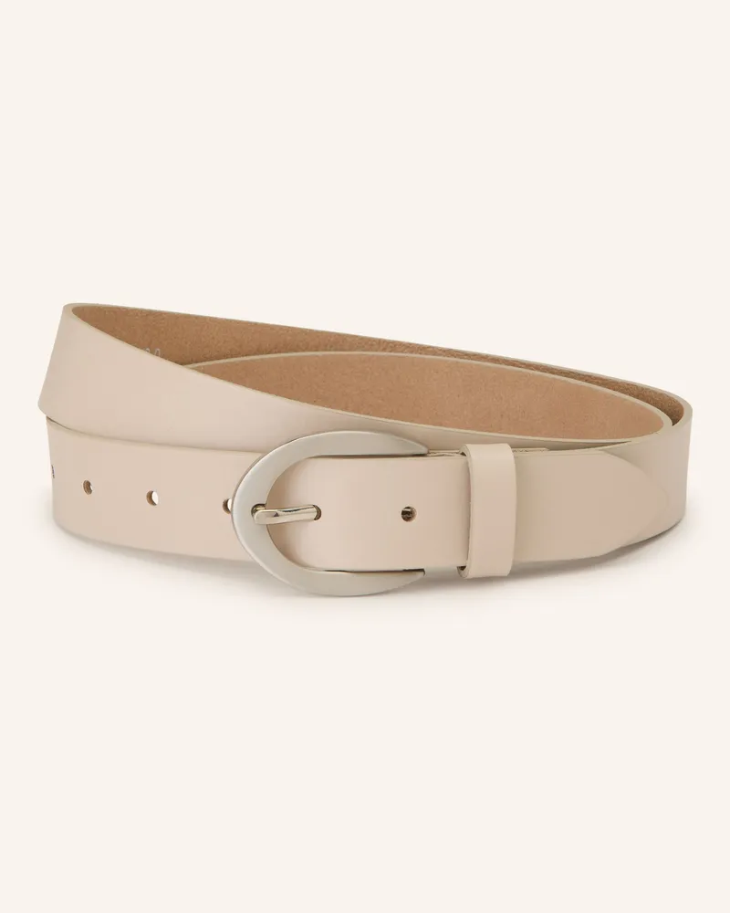 Vanzetti Ledergürtel Beige