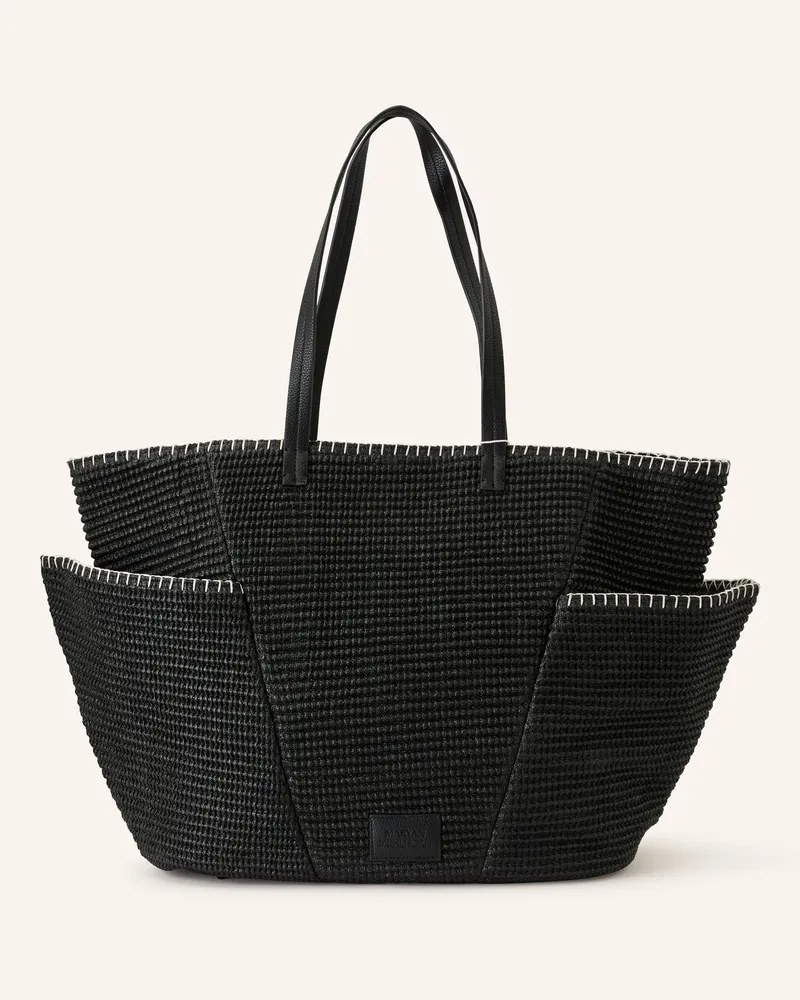 Maryan Mehlhorn Strandtasche FLORASCAPE Schwarz