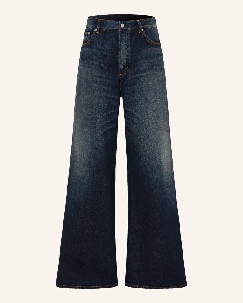 Alaïa Wide Leg Jeans blau A24