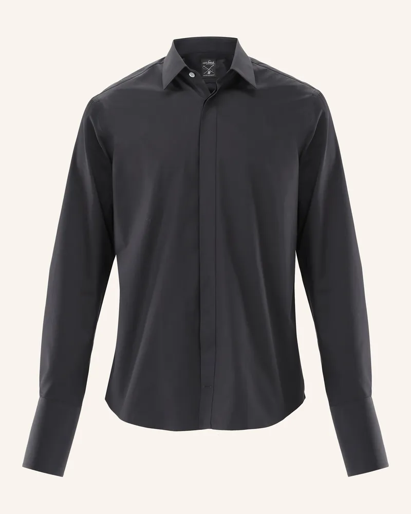 van Laack Hemd Slim Fit schwarz Schwarz