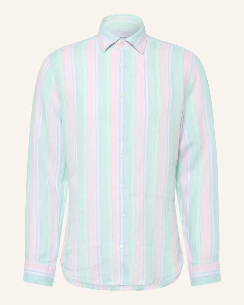 Seidensticker Leinenhemd Shaped Fit gruen Mint
