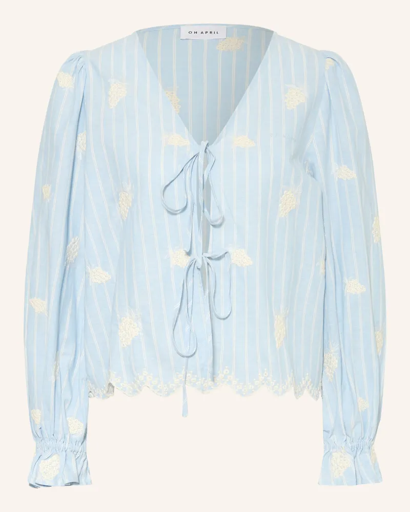 OH APRIL Blusenshirt Nino blau Hellblau