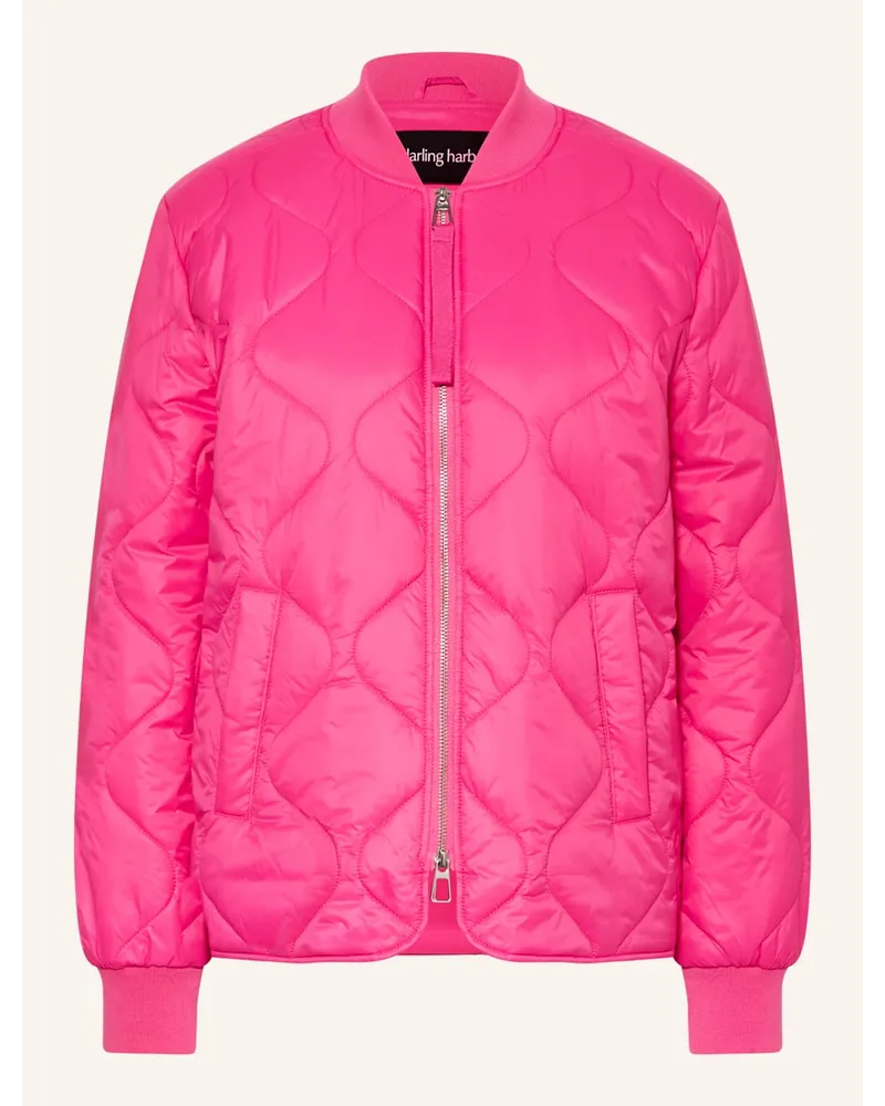 Darling Harbour Steppjacke Pink