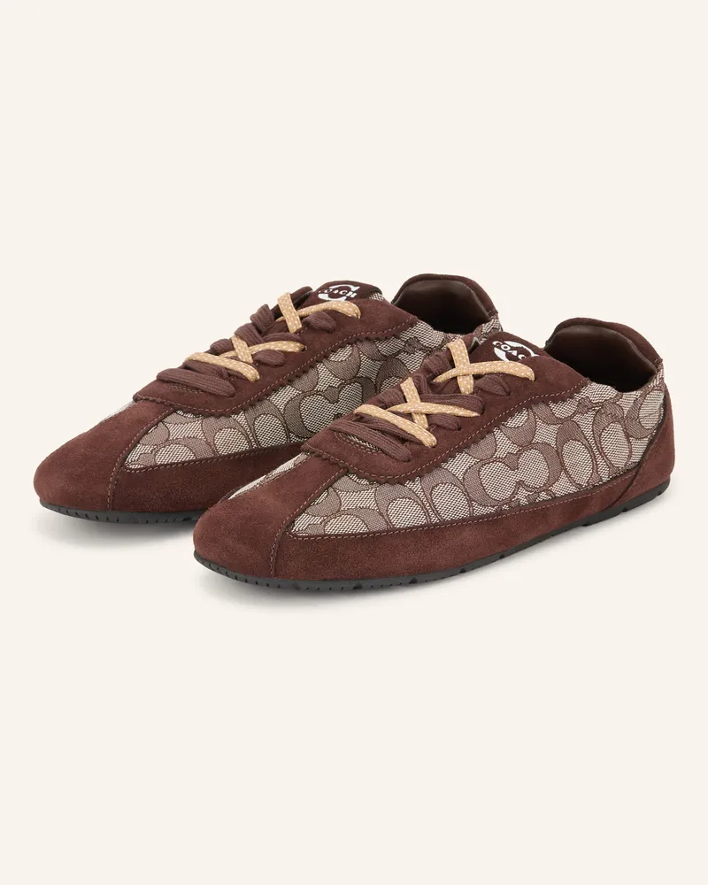 Coach Sneaker braun Dunkelbraun