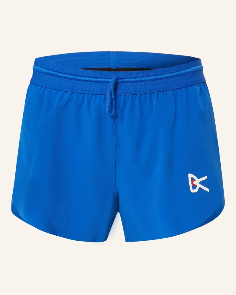 District Vision 2-in-1-Laufshorts Blau