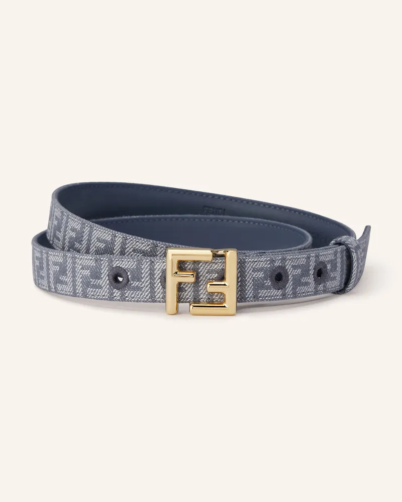Fendi Gürtel blau Hellblau
