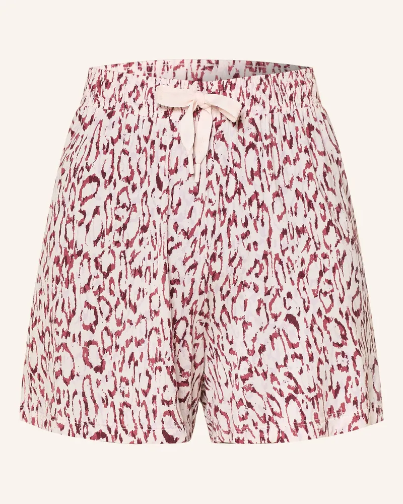 HUGO BOSS Schlafshorts rosa Dunkelrot