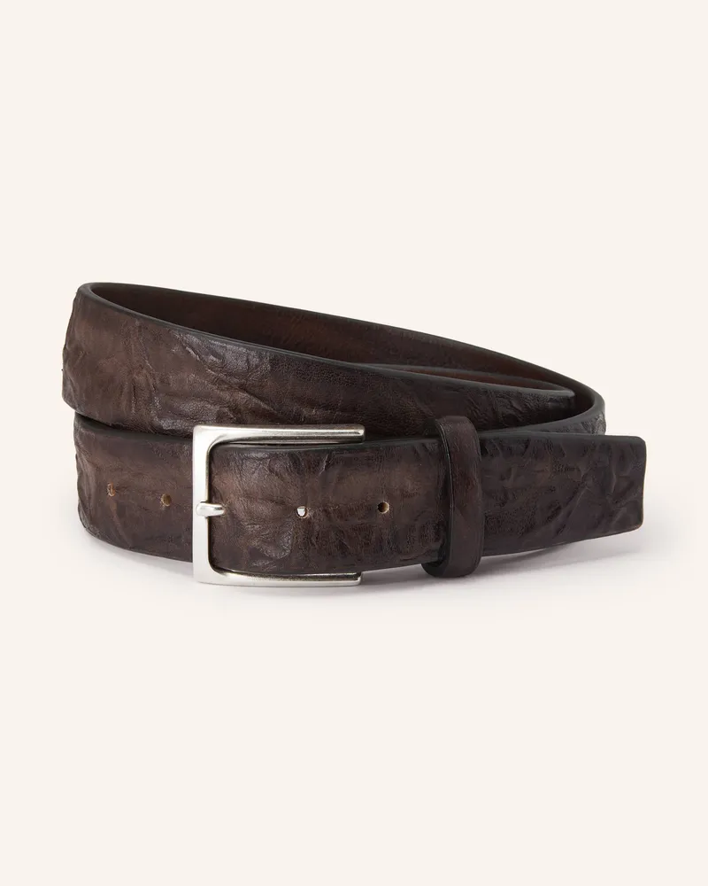 Reptile's House Ledergürtel Jazz braun Dunkelbraun