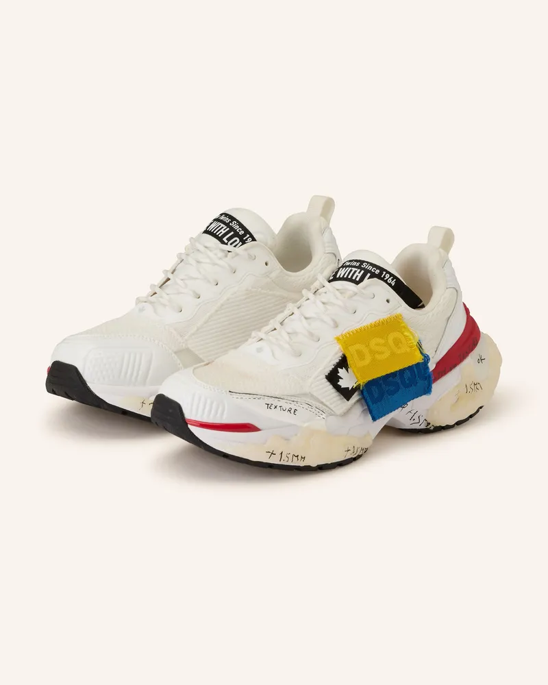 Dsquared2 Sneaker weiss Weiss