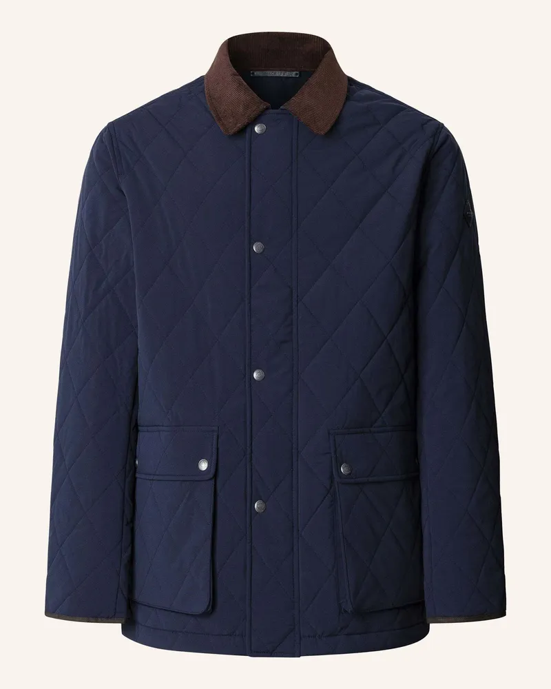 Hackett Fieldjacket Quilted Jkt blau Blau