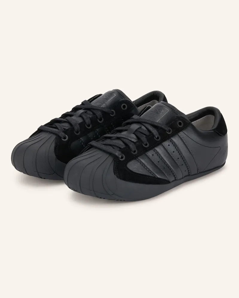 Y-3 Sneaker Y-3 Superstar schwarz Schwarz