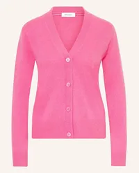 Darling Harbour Strickjacke aus Cashmere Pink