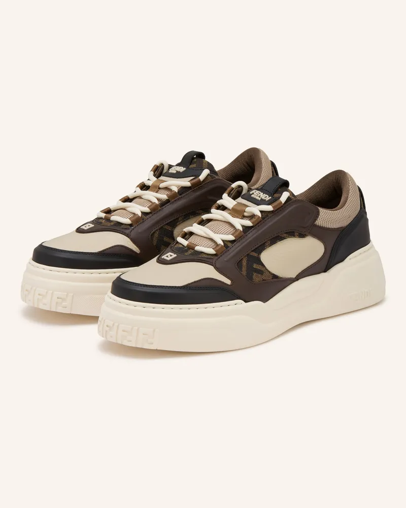Fendi Sneaker Force schwarz Schwarz
