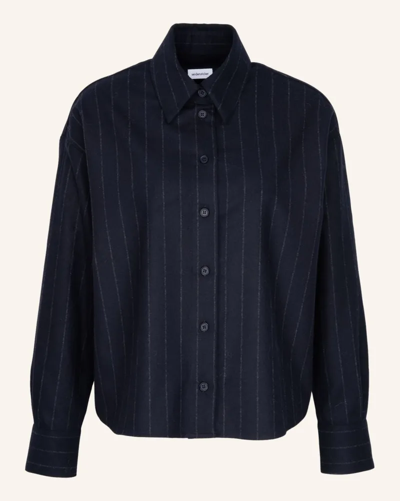 Seidensticker Oversizebluse Dunkelblau