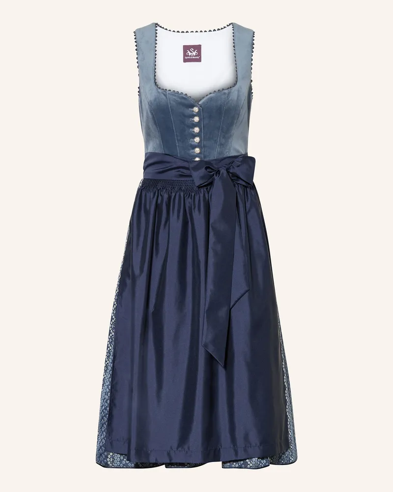 Spieth & Wensky Dirndl Giulianna blau Blau