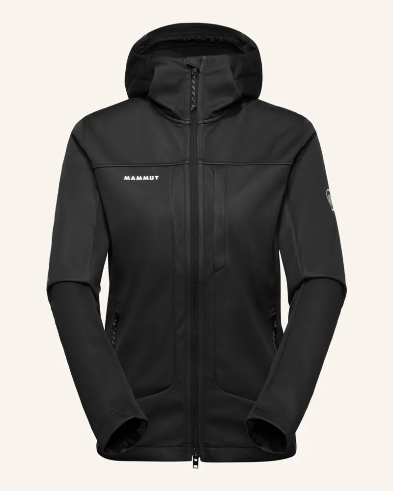 Mammut Softshell-Jacke ULTIMATE VIII SO HOODED Schwarz
