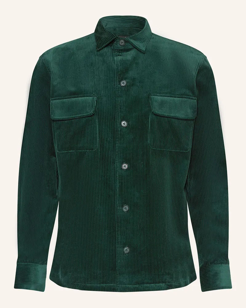 van Laack Cord-Overjacket REYDIN Dunkelgrün