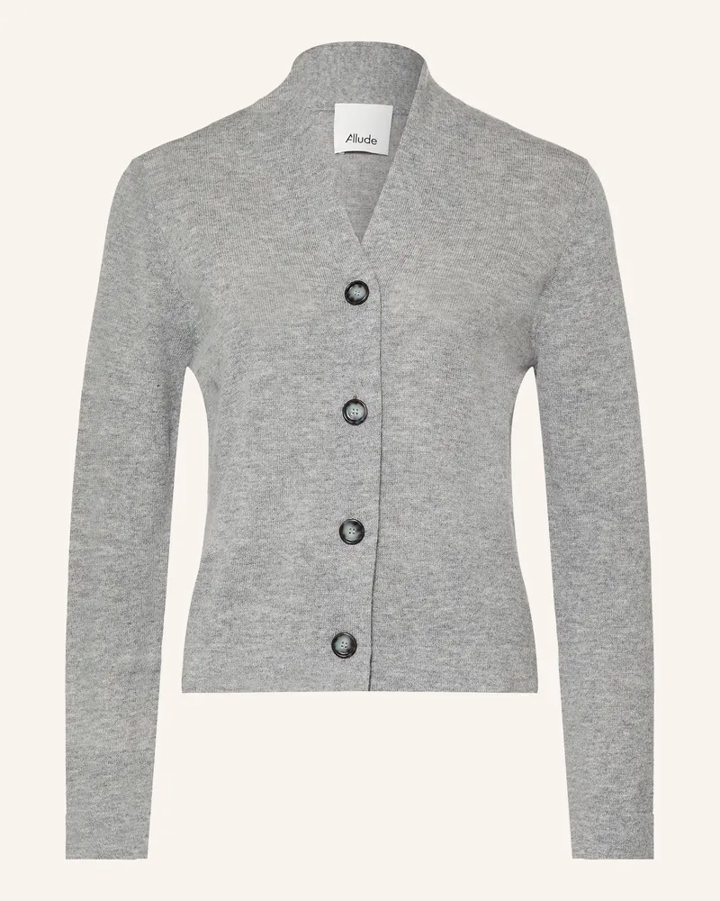 ALLUDE Strickjacke Mit Cashmere grau Grau