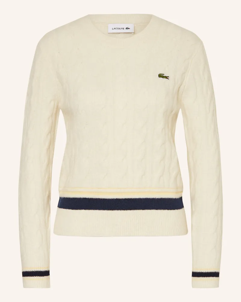 Lacoste Pullover Ecru