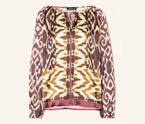 Blusenshirt aus Satin