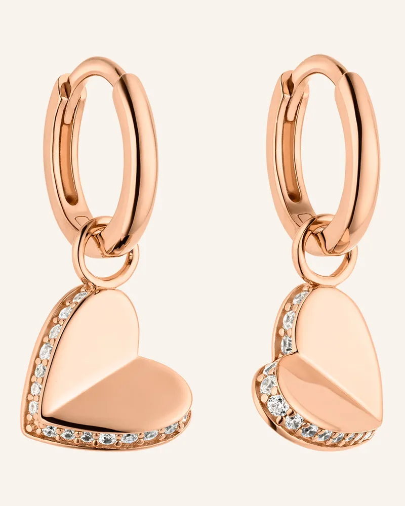 S.Oliver Creolen  Aus  925er Sterlingsilber rosegold Roségold