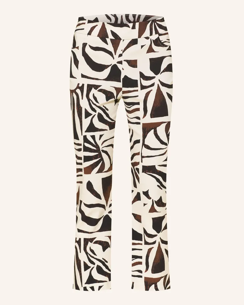 Joseph Ribkoff 7/8-Hose braun Weiss