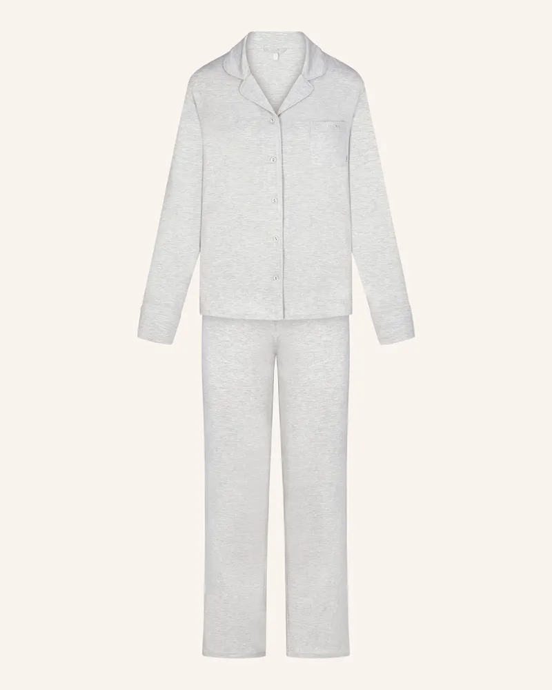SKIMS Schlafanzug Skims Sleep grau Light