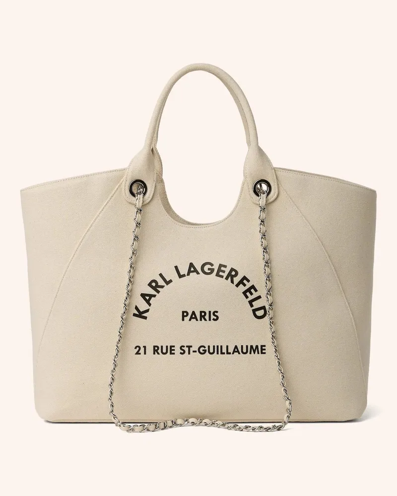 Karl Lagerfeld Shopper weiss Beige